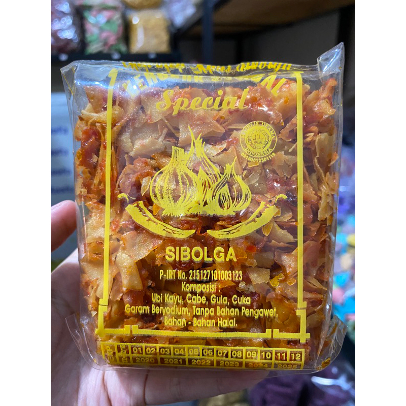 

Keripik Sibolga Pedas 100gram / Keripik Pedas Sibolga