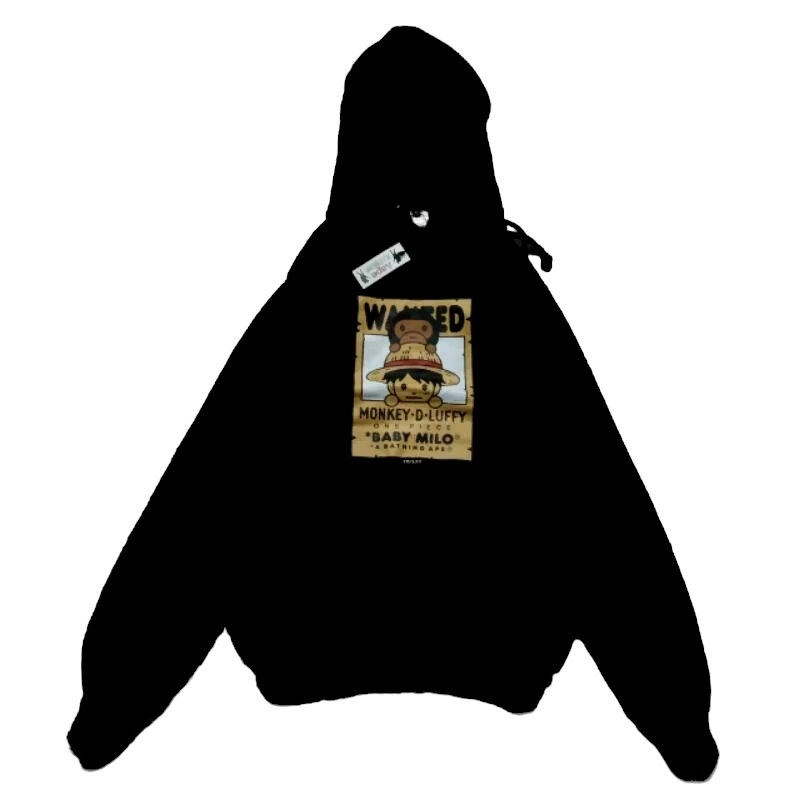 [COS]Jaket hoodie Aape WANTED BABY MILO bye Abathing Ape+Tag label