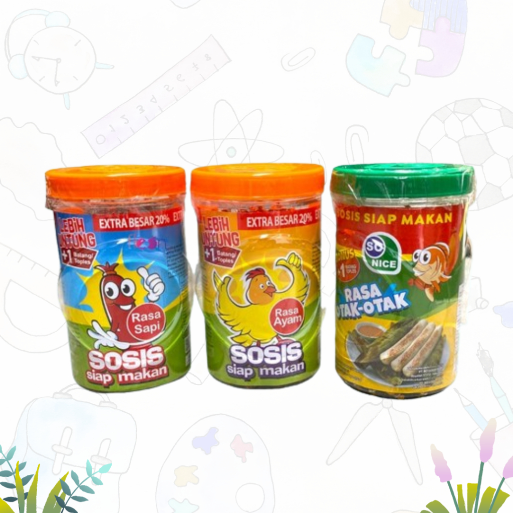 

SOSIS SIAP MAKAN SOSIS SO NICE EKSTRA BESAR 525gr (1Toples)