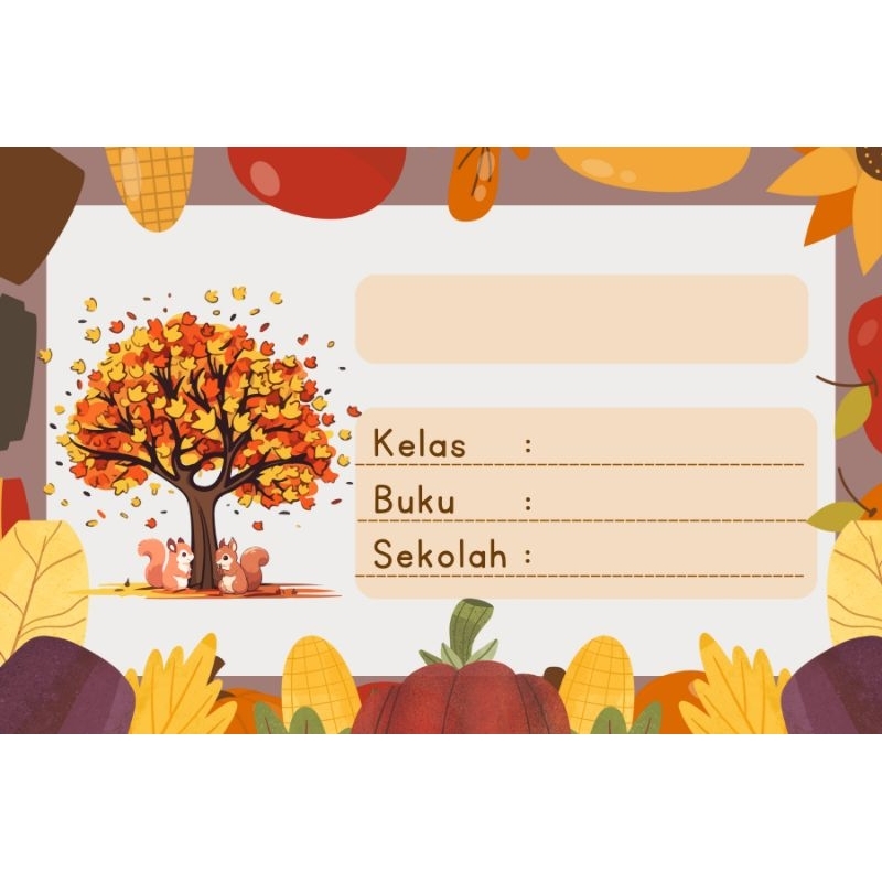 

Stiker Label Buku Pelajaran (12 pcs)