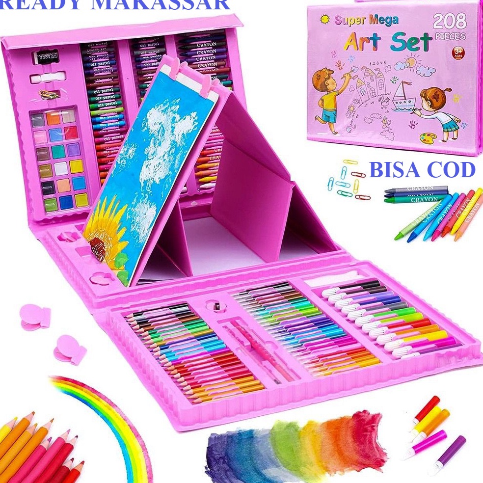 

KOMPLIT ALAT MENGGAMBAR MEWARNAI ANAK PENSIL WARNA KRAYON ANAK MEGA ART 28 PCS KADO ULTAH KODE O8O1