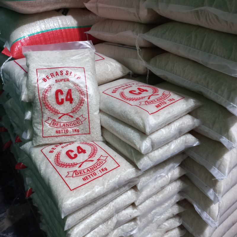 

beras pulen c4 1 kg asli petani klaten premium murah berkualitas