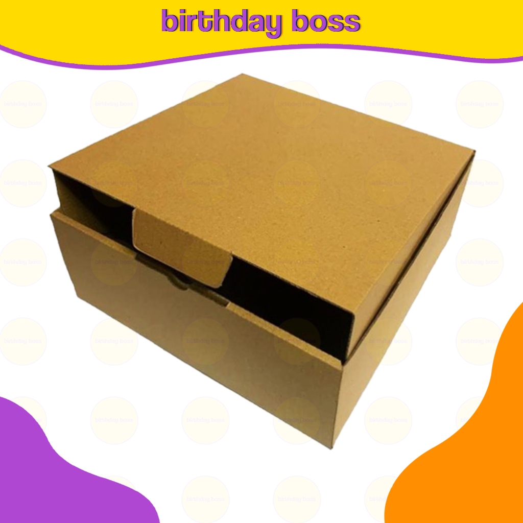 

Box 22x22x10 | Dus Box Kraft | Box Kue