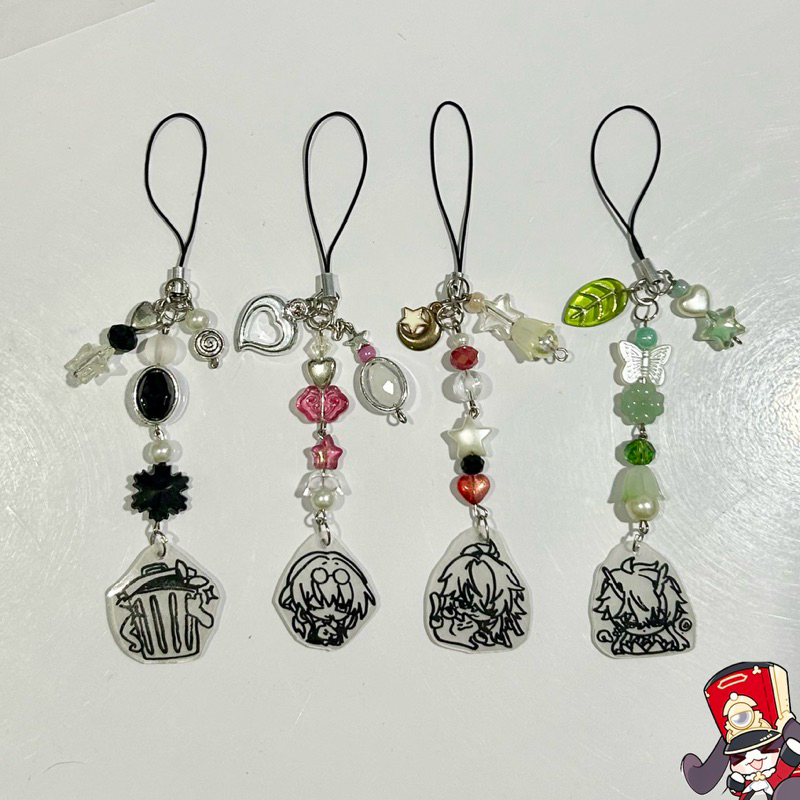 charm keychain honkai star rail hsr cute aesthetic murah gantungan kunci phonestrap