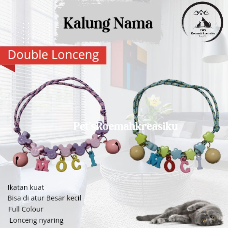 Kalung Nama Besar Prusik# kalung nama hewan# kalung nama kucing anjing
