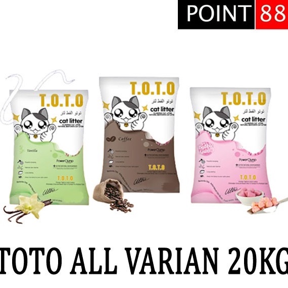 Pasir Kucing TOTO 25 Liter  All Varian GrabGosend t H6F2
