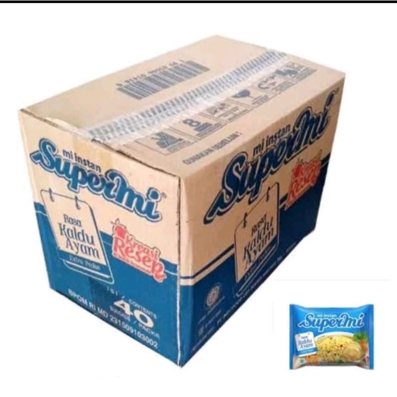 

Supermi Kaldu Ayam 70g 1 Dus isi 40pcs