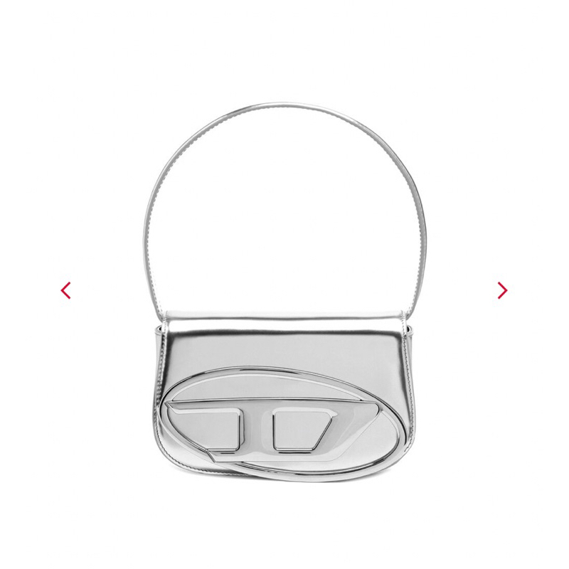 (PO KOREA) DIESEL - ICONIC SHOULDER BAG IN MIRRORED LEATHER - ORIGINAL KOREA