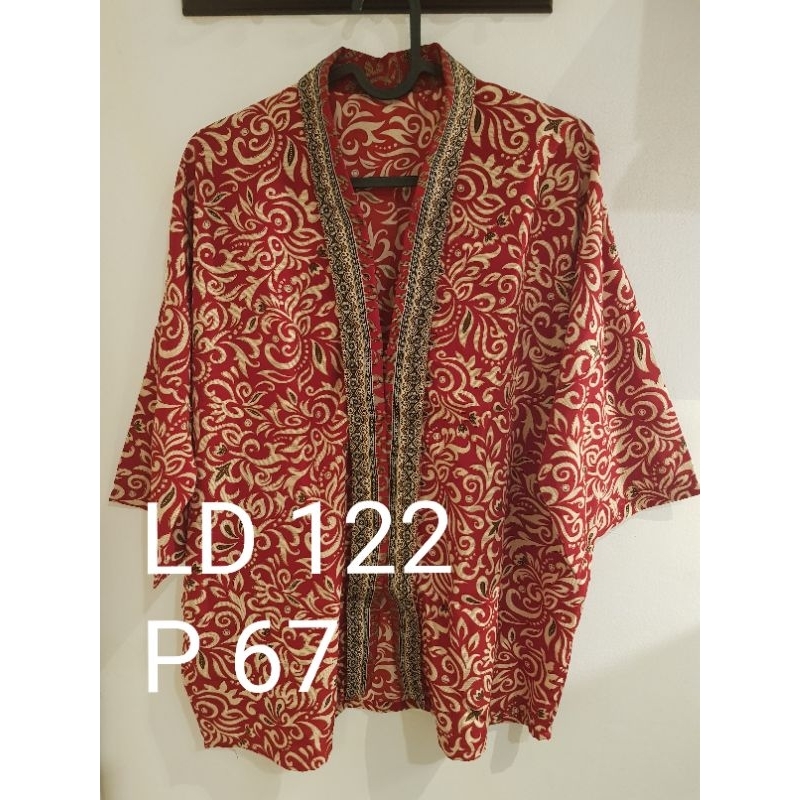 Preloved Set Atasan Batik dan Rok Wanita