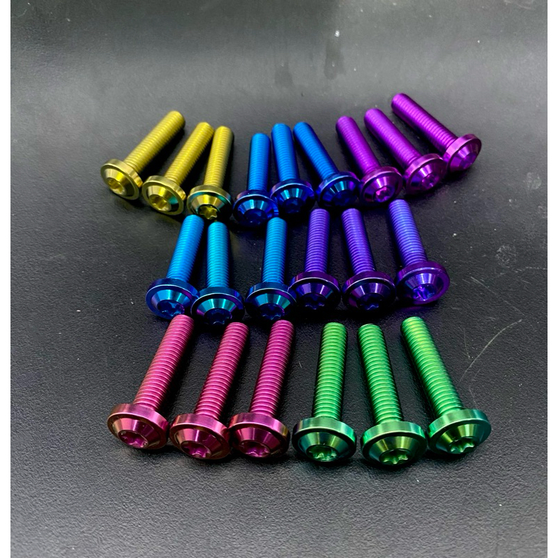 Baut Titanium Breket Knalpot Shijiro Best3 Racing Vespa Matic Sprint Primavera S LX