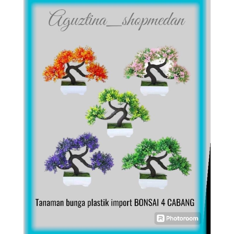 BUNGA BONSAI PLASTIK /TANAMAN BUNGA BONSAI PLASTIK IMPORT