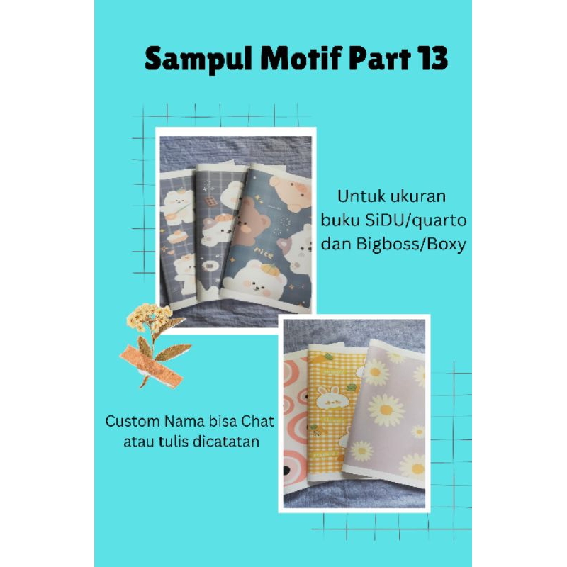 

(Perlembar) Sampul Buku Motif Part 13