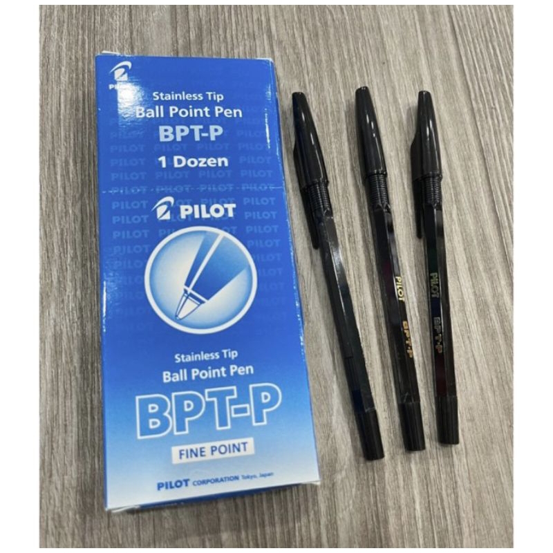 

❤️H2O❤️ Bolpen/Bolpoint/Ballpen/Pulpen/Pena Pilot BPT-P/BPTP Hitam ( 1 PAK = 12 PCS )