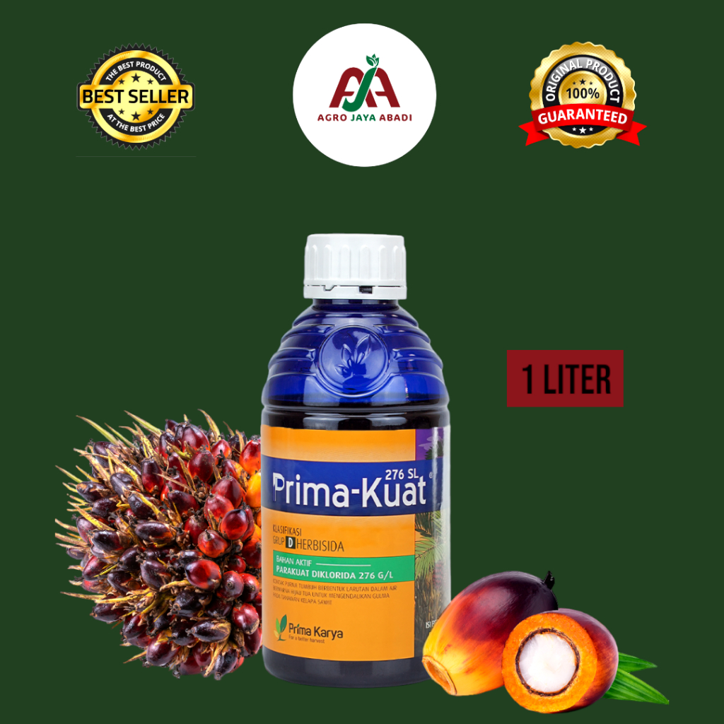 Herbisida Prima kuat 276 SL 1 Liter Obat Racun pembasmi Rumput Liar