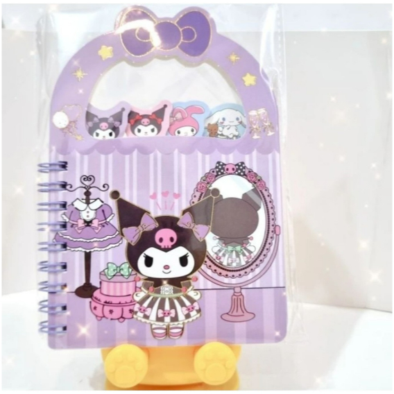 

[CUTIE BABY] Notebook Mini SANRIO Model Tas dengan Pembatas / Memo Mini Sanrio Model Tas dengan Pembatas