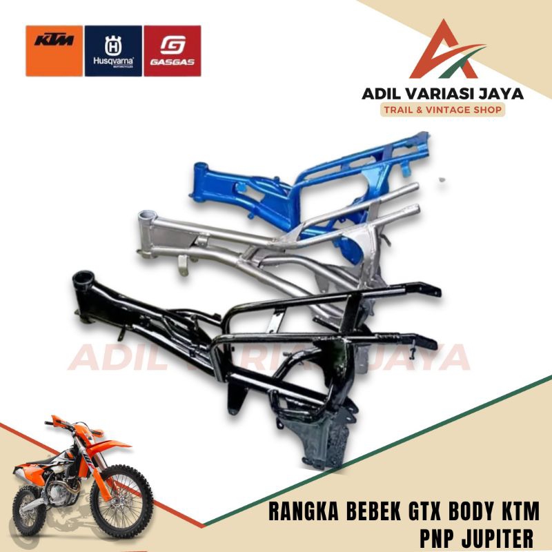 RANGKA+SWING ARM GTX BODY KTM PNP JUPITER