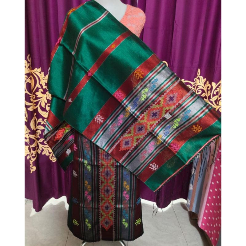 songket Sadum semi sutra