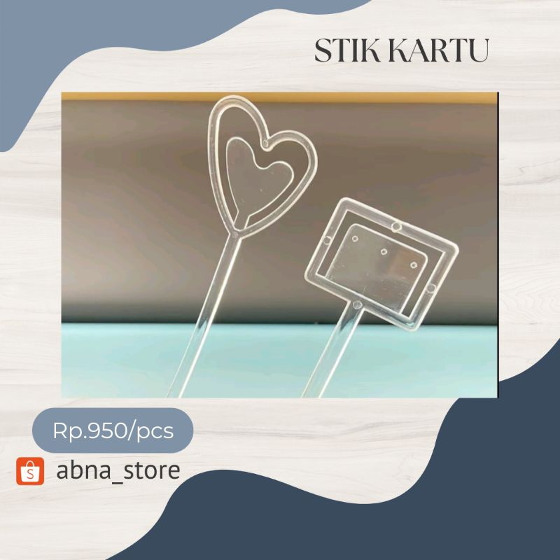 Stik Kartu ucapan buket