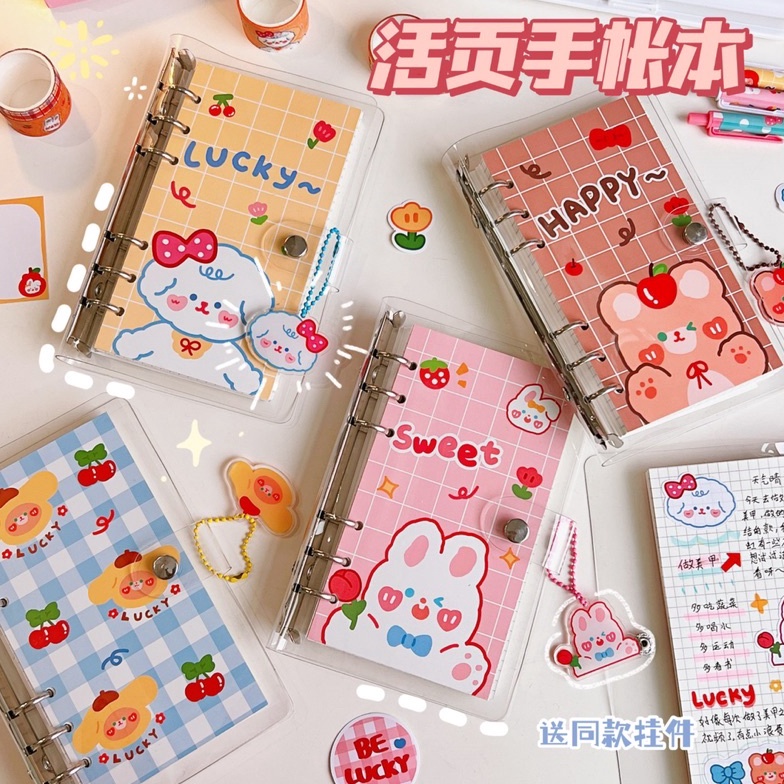 

KODE H5O3 Binder Paketan A6 6 Ring Diary Book Journal buku tulis harian thehanscorner