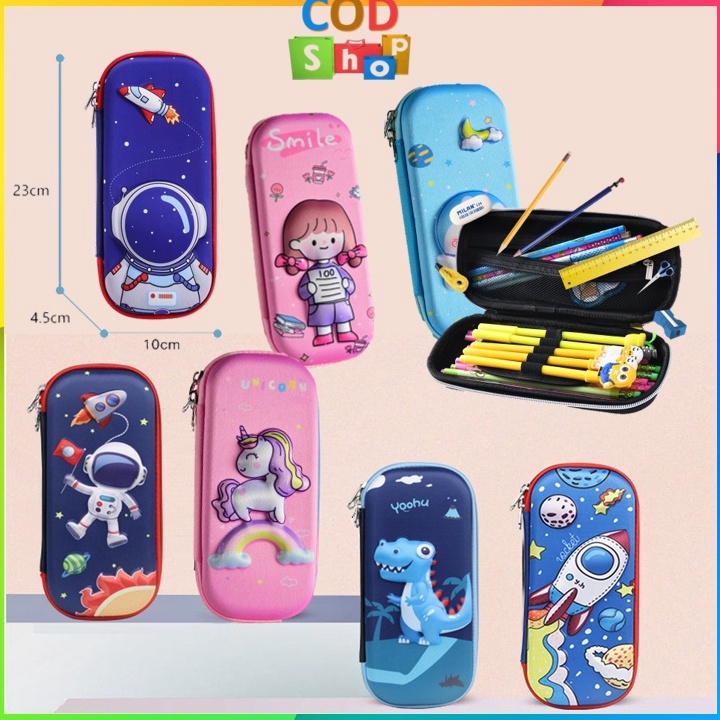 

Dikirim secepatnya COD S5626 Tempat Pensil Anak Sekolah 3D Bahan EVA Anti Air Kotak Pensil Kotak Alat Tulis Tempat Pensil 3D Model Terbaru