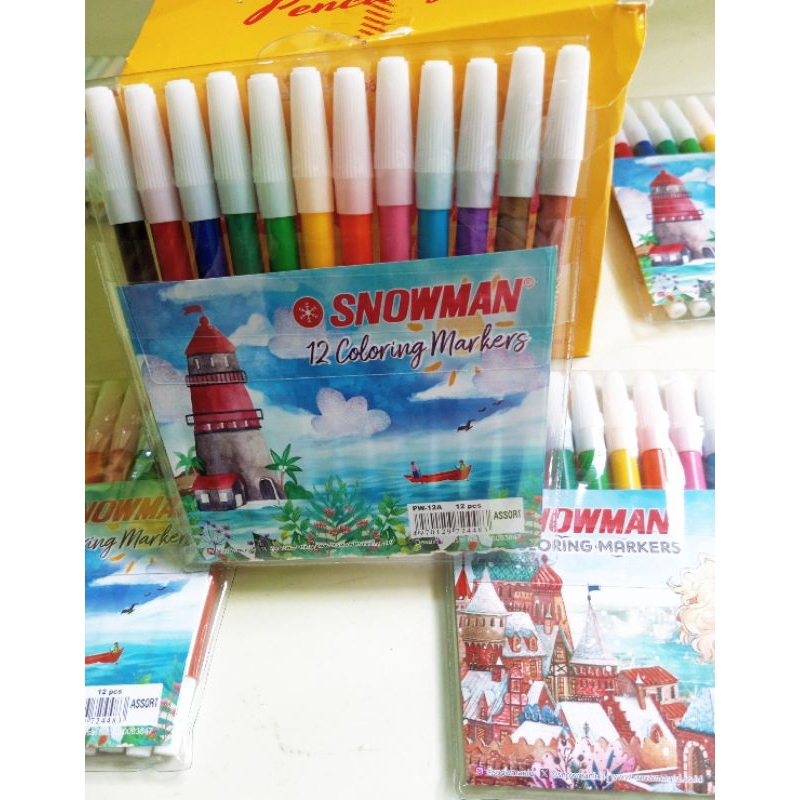 

SPIDOL 12 WARNA SNOWMAN PW-12A