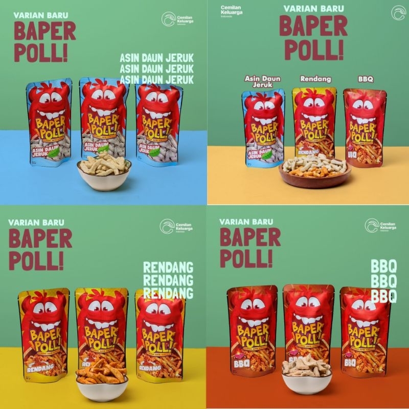 

Baper Poll Basreng Super Nampol 50 g Gurih Renyah Nikmat Lezat