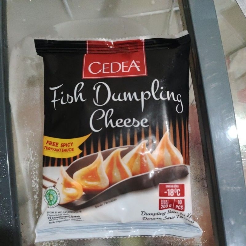 

cedea fish dumpling cheese