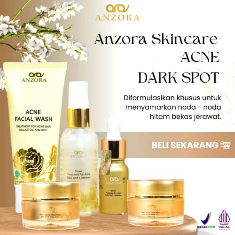 Anzora/Anzora skincare paket Ads Remover acne dark spot/skincare anzora/anzora skincare