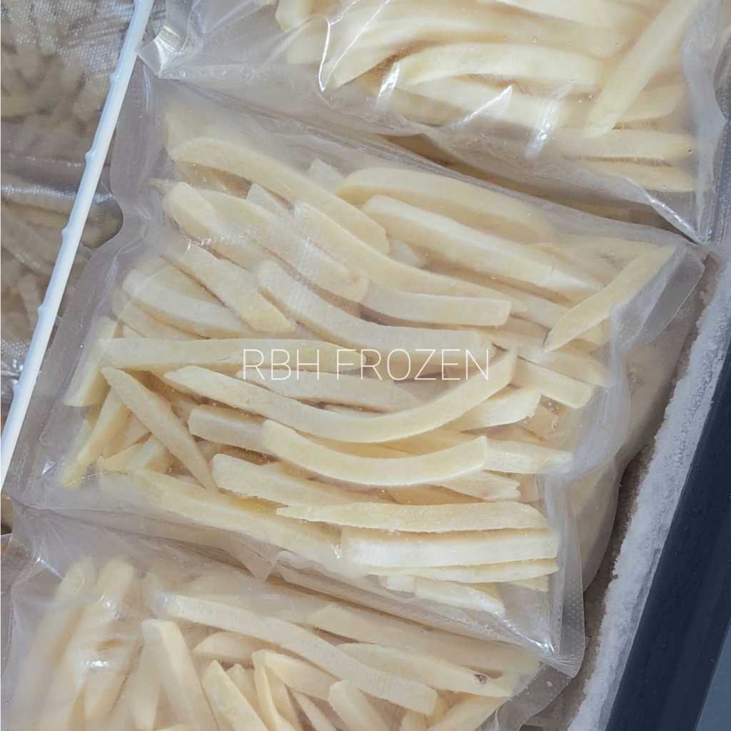 

Kentang Goreng Straight Cut French Fries 10x10 mm Kualitas Premium 500 Gr