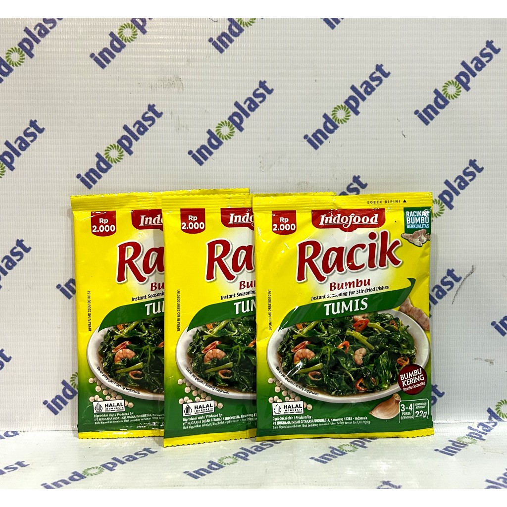 

Bumbu Racik Indofood Tumis 20 Gram - 10pcs