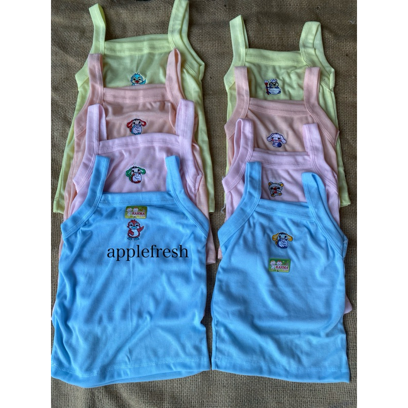 12 pcs(1 losin)Kaos dalam anak motif bordir|Jual kaos dalam anak murah|Dalaman anak murah bagus