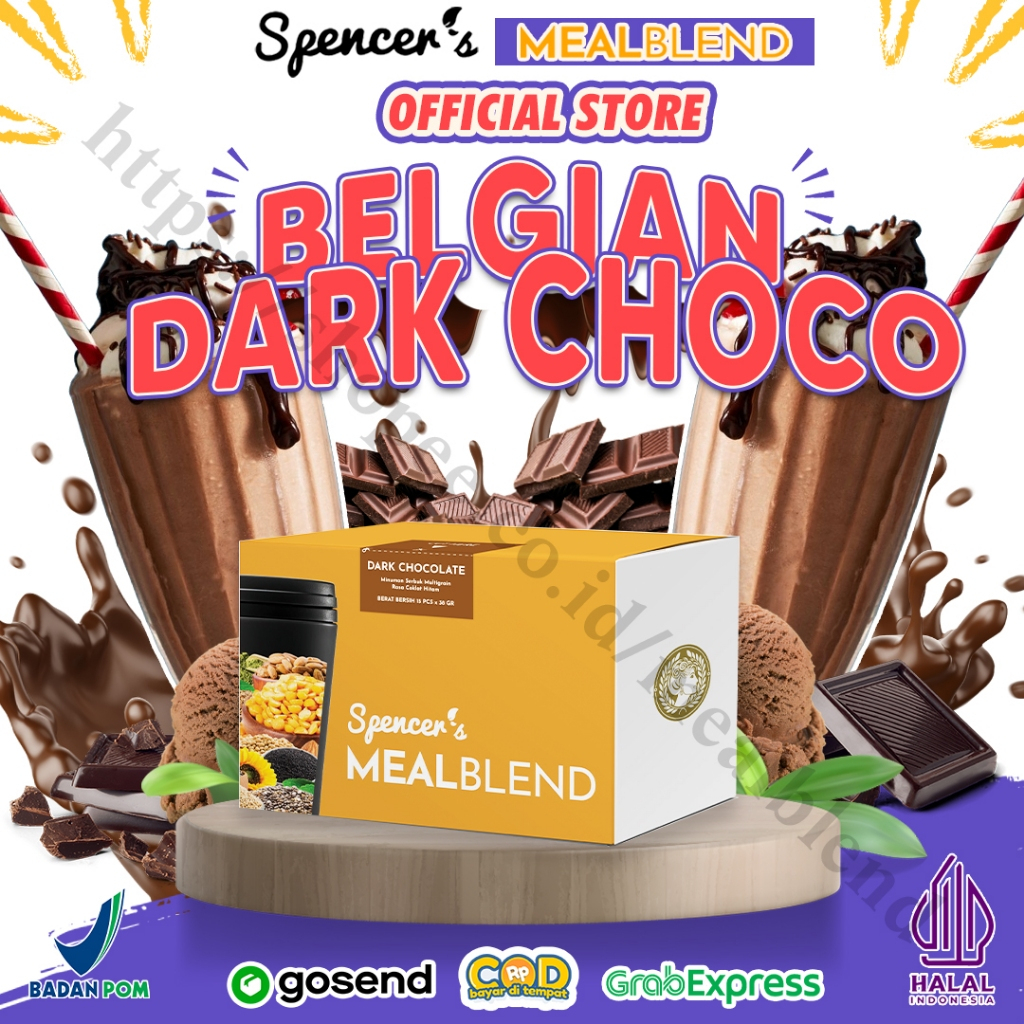 

Spencer’s Meal Blend Belgian Dark choco Pengganti Makan Pagi | Siang | Malam