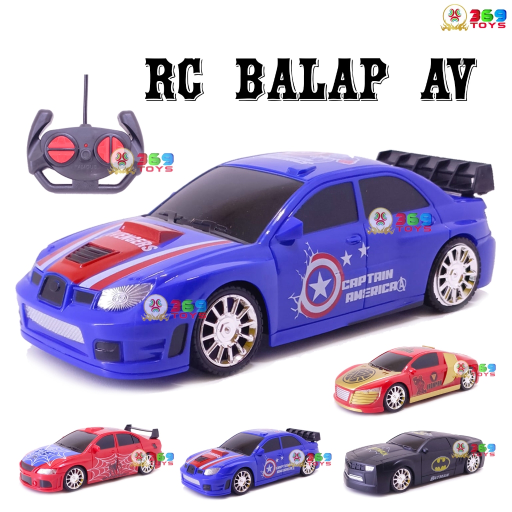 RC MOBIL BATMAN MAINAN RC BALAP AVENGER SPIDERMAN