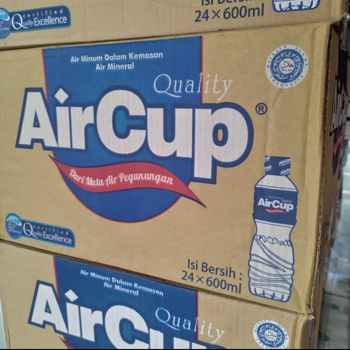 

Air Minerale Aircup Botol 600ml 1 Dus