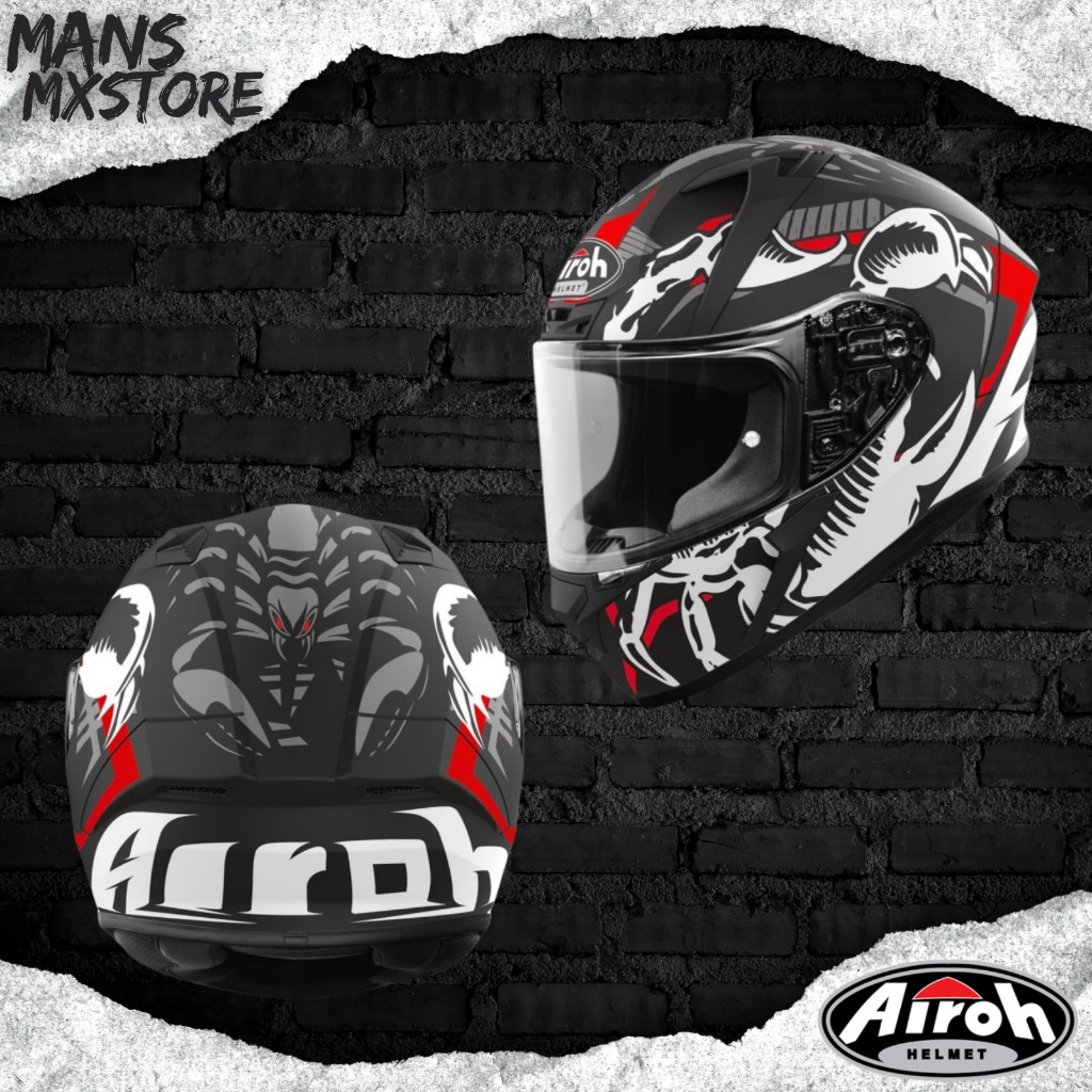 HELM AIROH VALOR CLAW MATT HELMET FULL FACE AIROH ORIGINAL