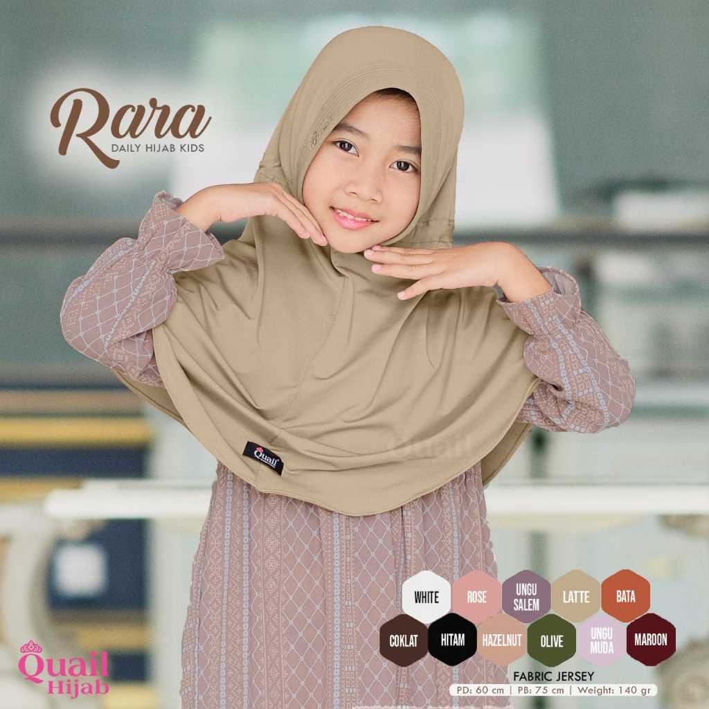 Hijab Anak Rara Hijab Anak Original Quail Hijab Anak Sd Hijab Anak Quail Hijab Jersey Anak Sekolah H