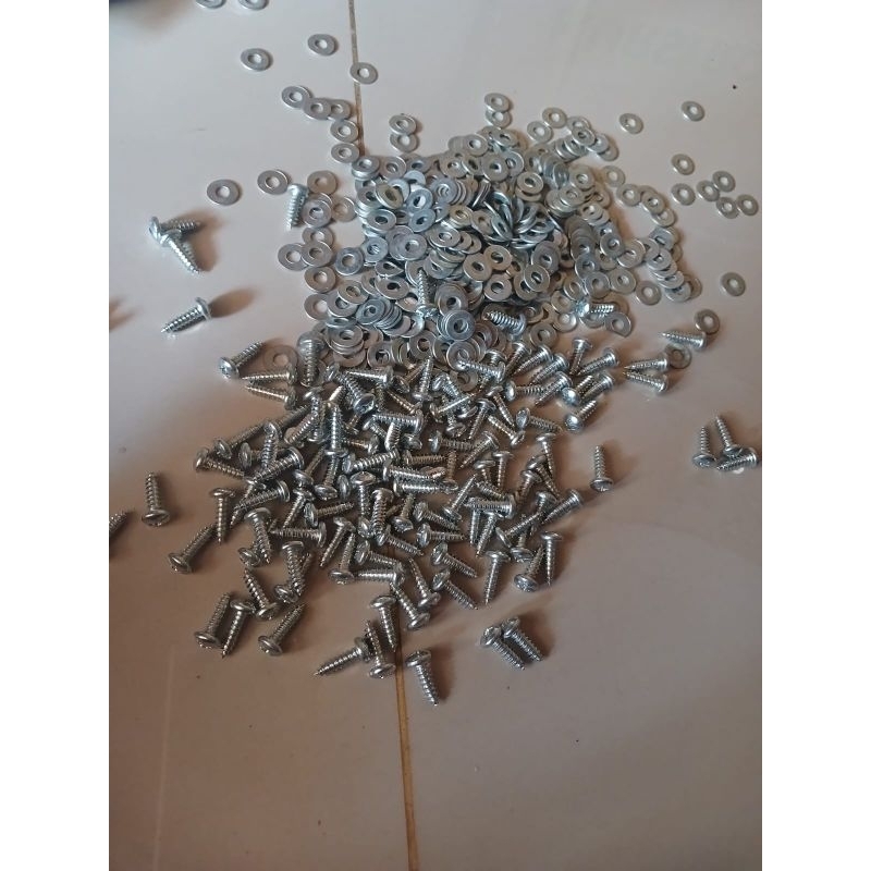 baut model scrup+ring jok kursi roda/baut jok kursi roda