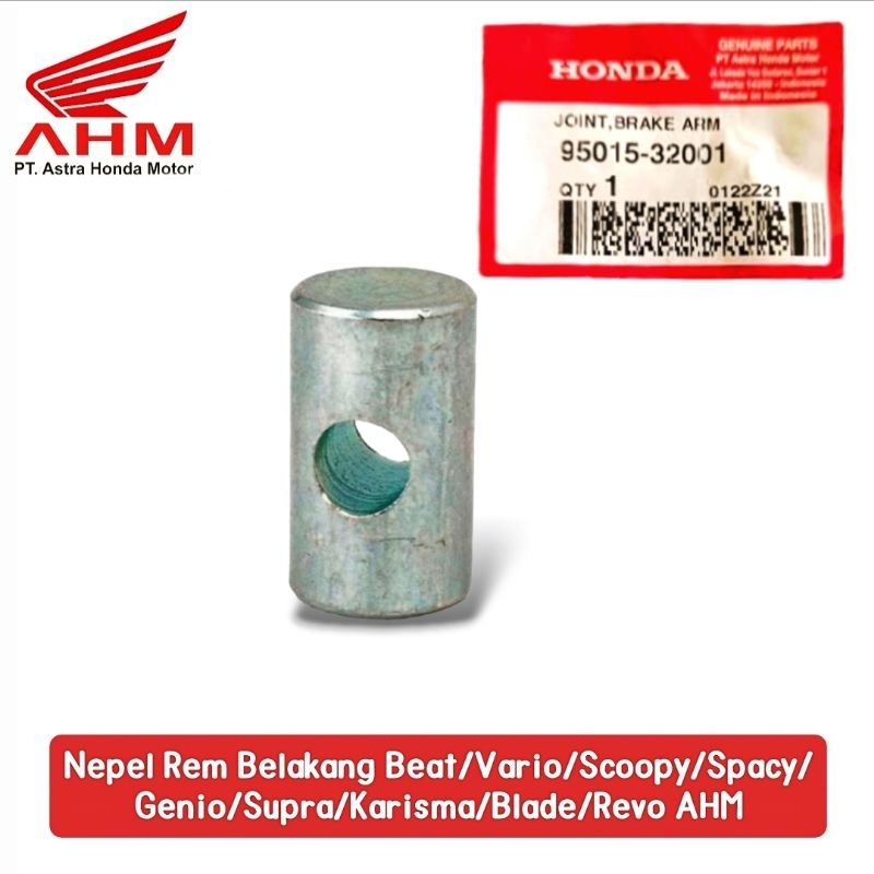 AHM 95015-32001 Joint Brake Arm Nepel Rem Vario,Beat,Scoopy,Spacy,Genio,Supra,Revo,Blade,Gl Pro,Mega
