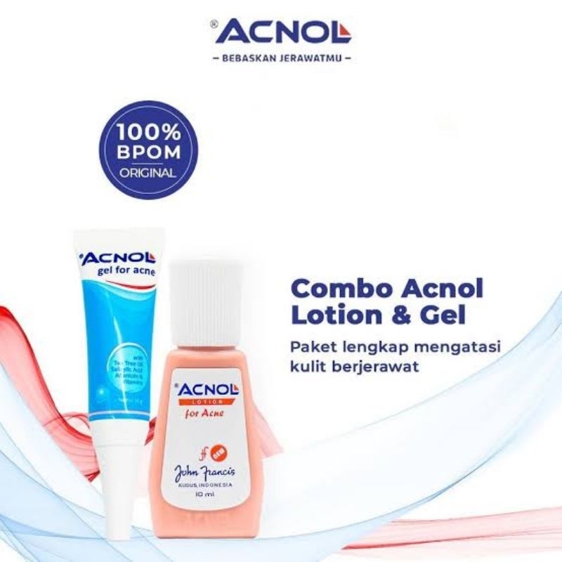 ACNOL Lotion & Gel Jerawat - Acnol Jerawat Ampuh ORIGINAL BPOM HALAL