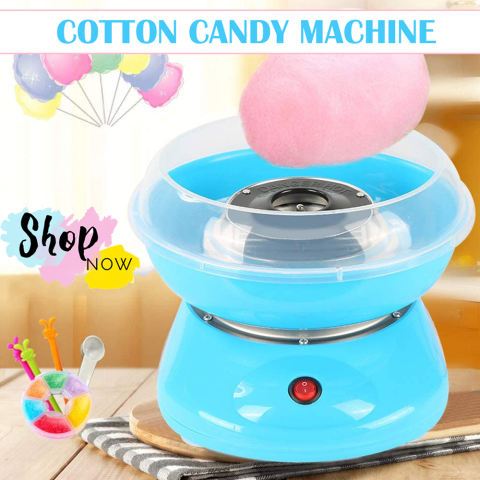 Mesin Pembuat Gula-Gula Permen Kapas Cotton Candy Alat Buat Harum Manis Electric Kecil Mini Portable