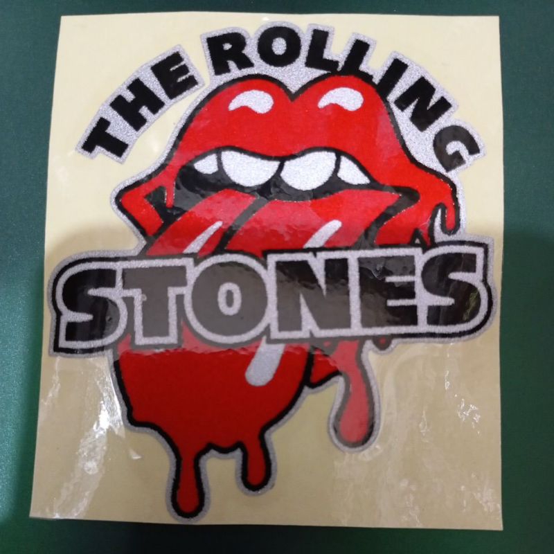 

stiker gambar lidah the rolling Stones