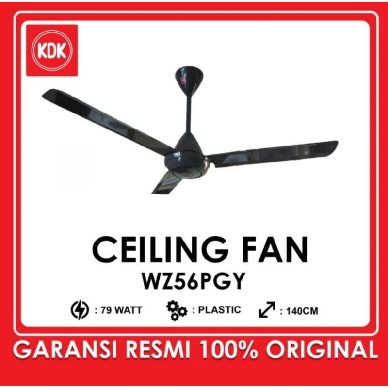 KDK Ceiling Fan / Kipas Angin Gantung Plafon WZ56P