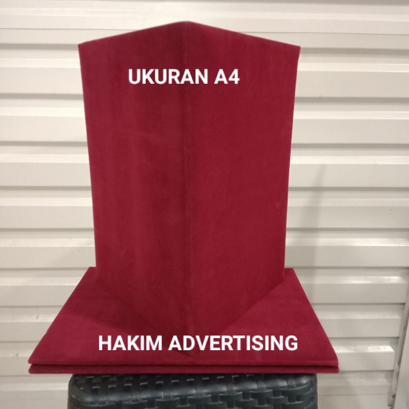 

Map upacara bludru warna waroon ukuran A4danF4 ready stock