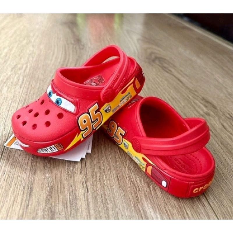 Crocs anak led lampu cars new / sepatu anak crocs