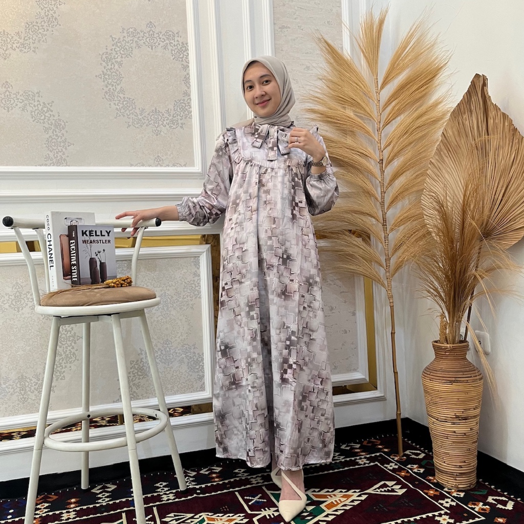 Baju Gamis Wanita Bahan Silk Import Premium (KRT)