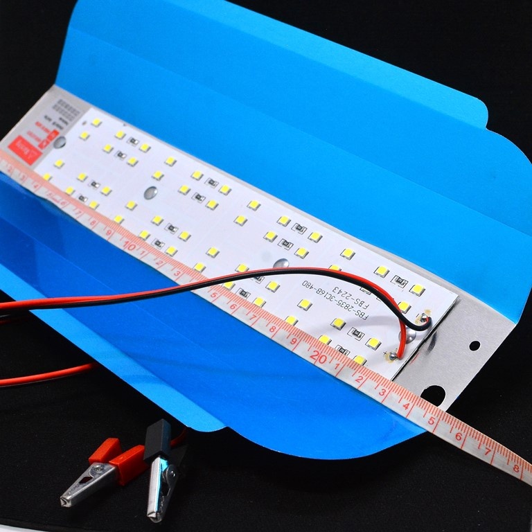 24o LED JEPIT DC 12V Led Jepit Dc Lampu Sorot 50w 50 Watt Dc Aki Accu 12v 12 Volt Pju Outdoor Jalan 