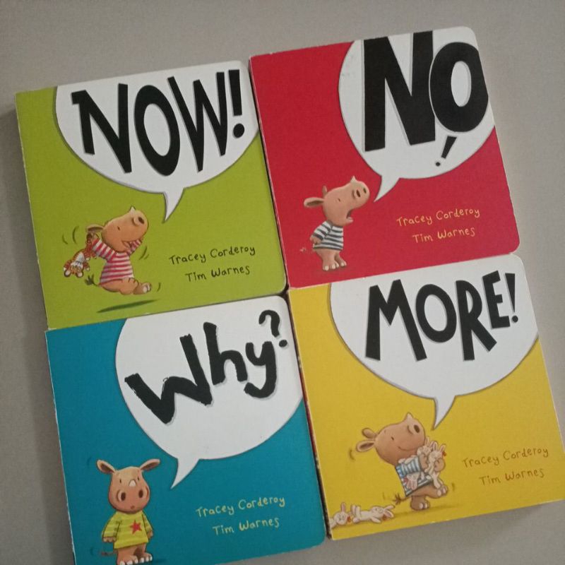 NO / NOW / WHY / MORE (SECOND)