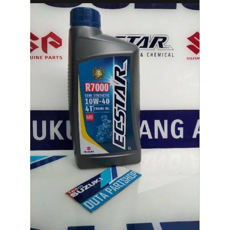 oli mesin ecstar R7000 skywave spin hayate Skydrive 1liter original Suzuki Genuine Oil SGO