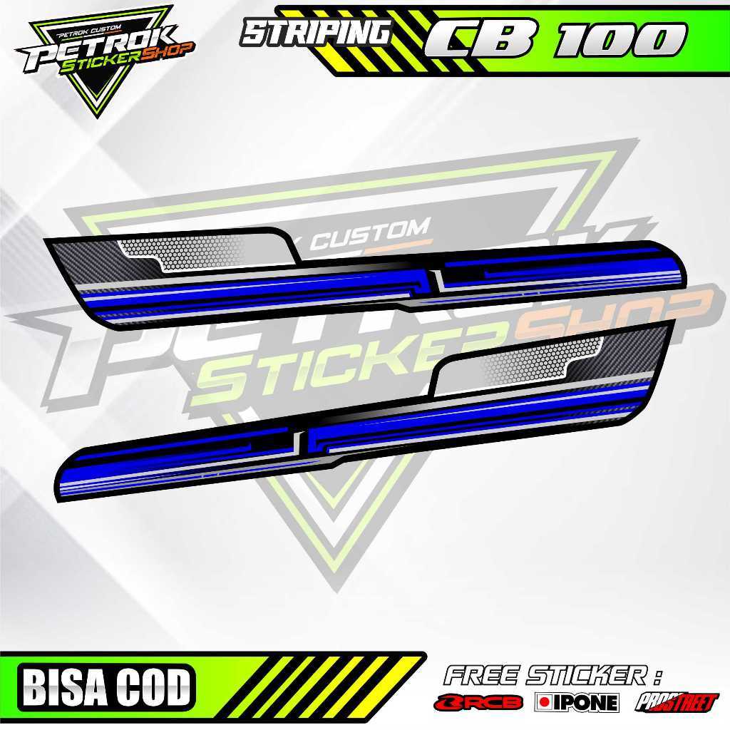 Stiker UV Tranparan Variaasi CB100 -  Stiker Variasi Desain Motif Simpel - SCB100