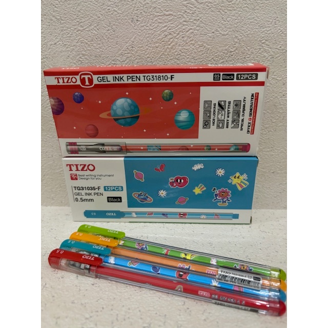 

Bolpen Murah / Pen / Pulpen Fancy Kartun Motif TIZO 12 pcs